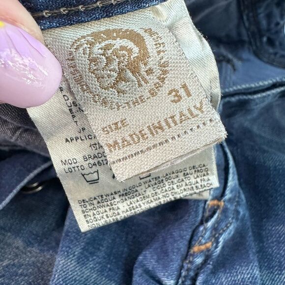 Diesel Braddom Regular Slim Tapered Men’s Jeans 31 - Picture 9 of 11